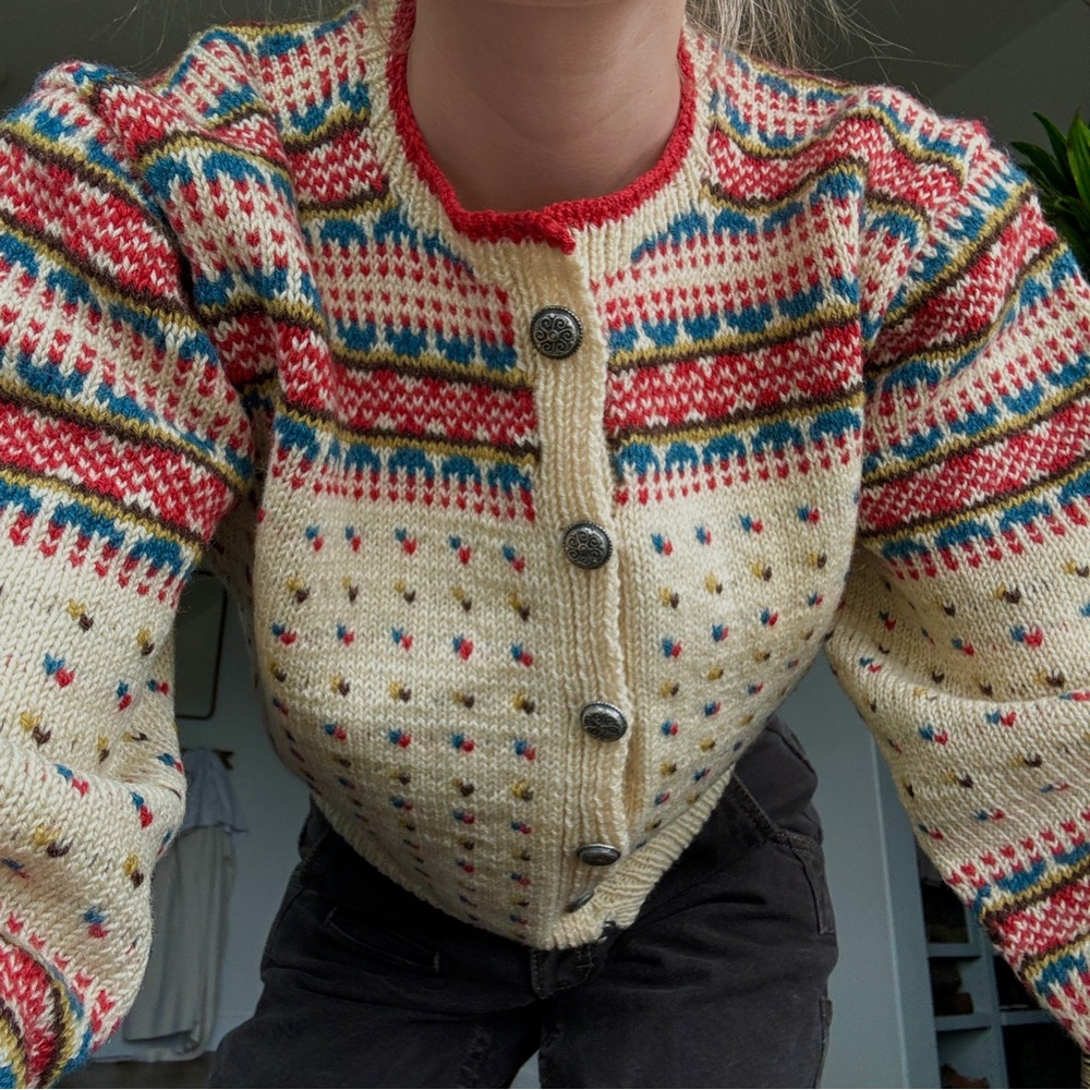 Norwegian 100% Pure Wool Sweater, XS